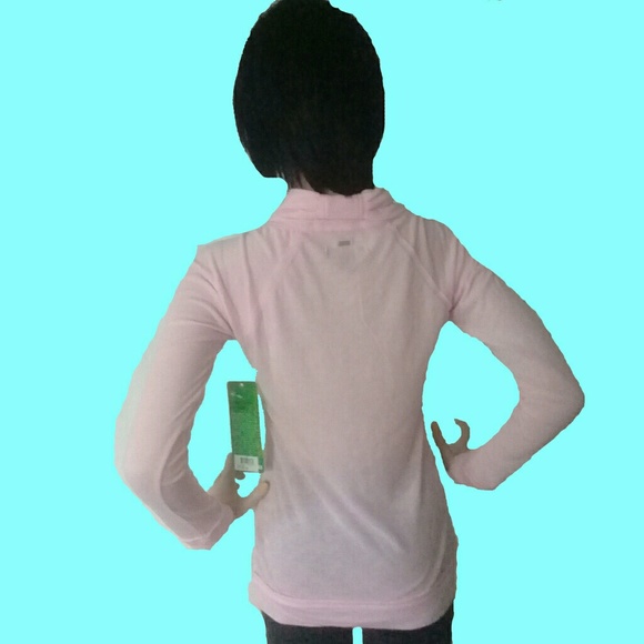 ALO T - SHIRT LONG SLEEVES PINK COLOR ALO BAMBOO M - Picture 3 of 8